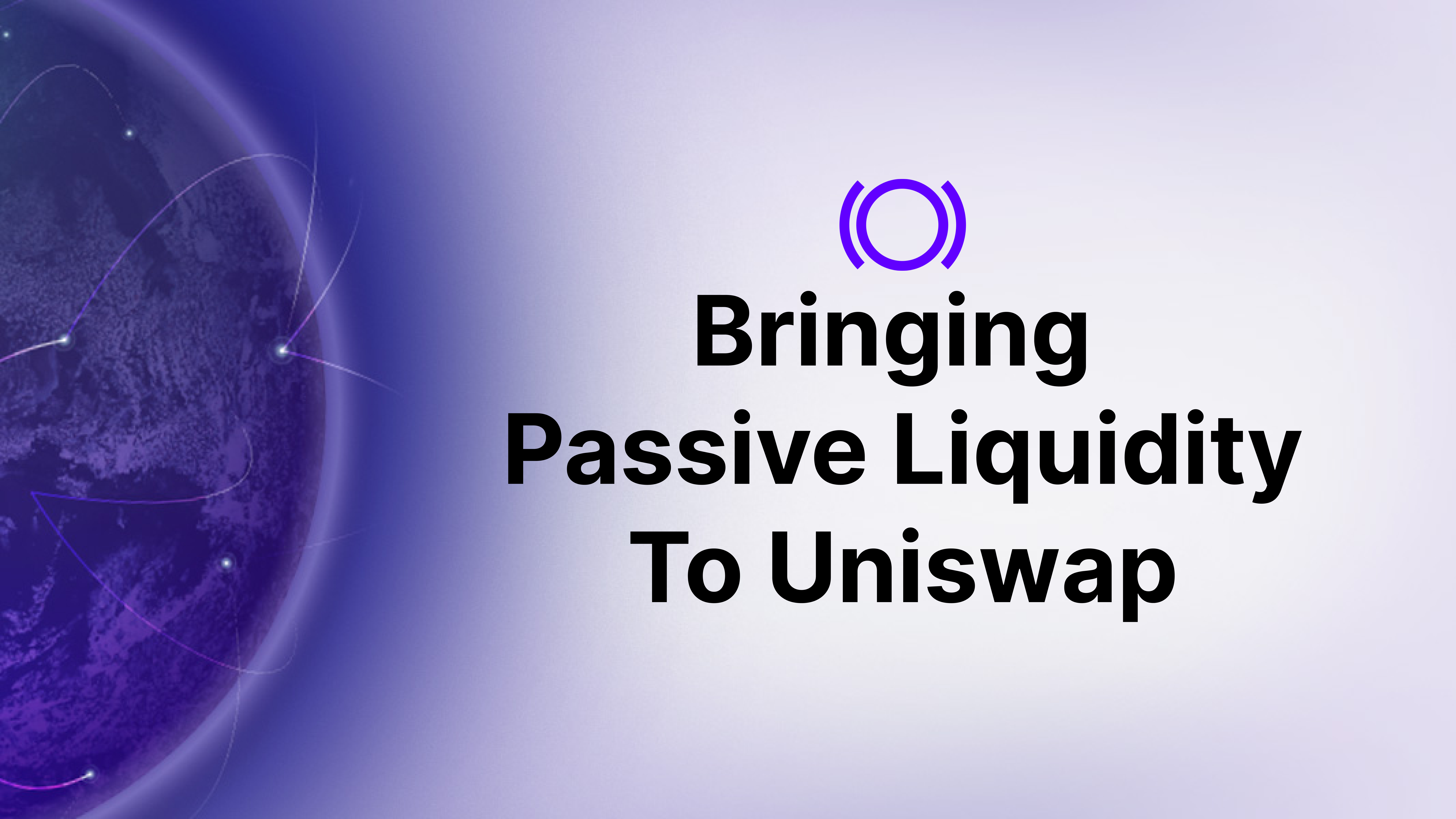 Bringing Passive Liquidity to Uniswap